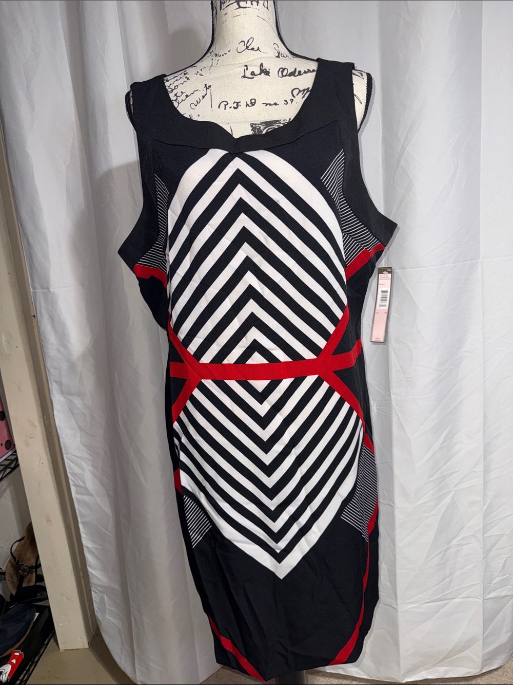 Voir Voir Geometric Shift Dress